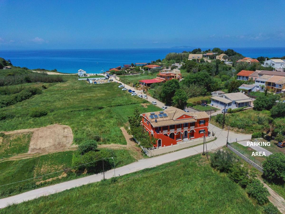 Logas Beach Studios Peroulades  Exterior foto