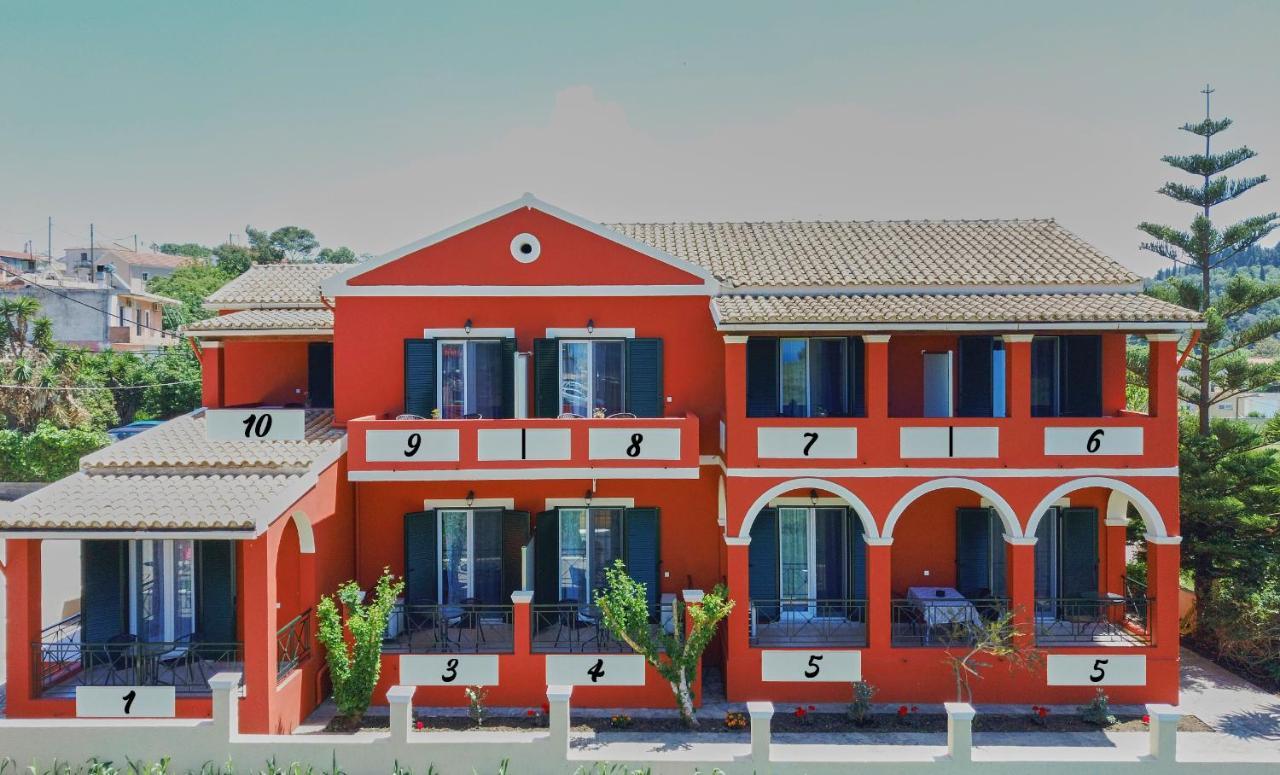 Logas Beach Studios Peroulades  Exterior foto